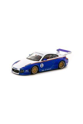 1:64 Old&new Porsche 997 Blue White