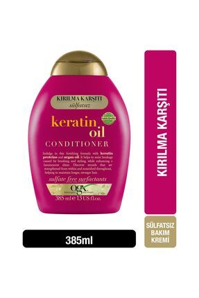 Kırılma Karşıtı Keratin Oil Saç Bakım Kremi 385 ml