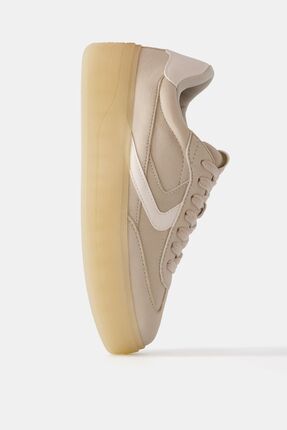 Bershka Retro platform tabanl spor ayakkab Fiyat Yorumlar Trendyol