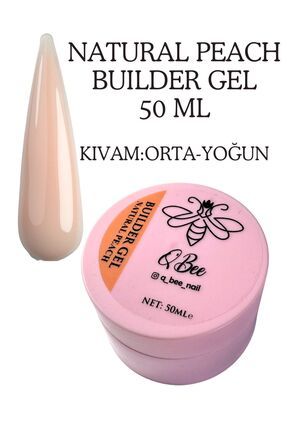 50ml Protez Tırnak Jeli Builder Gel Natural Peach