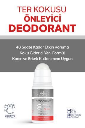 Ter Ve Koku Önleyici Roll-ON Beyazlatıcı Etkili Vegan Içerik