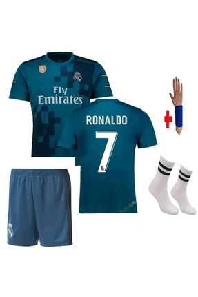 Ronaldo Yeni Sezon Turkuaz Çocuk 4 Lü Set Forma