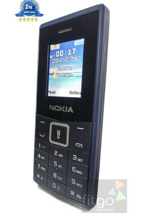 Yeni Nesil Yüksek Batarya Gücüne Sahip 2500 Mah. Tuşlu Cep Telefonu Nokiaa Metalik Tuşlu Hızlı Arama