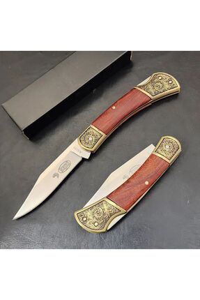 KURTLAR VADİSİ KILIÇ ÇAKI - AHŞAP RENK - İŞLEMELİ - 18 CM - ÇELİK