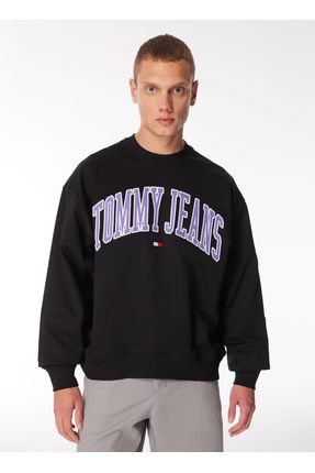 Tommy Jeans Siyah Erkek Sweatsh rt DM0DM18628BDS Fiyat Yorumlar Trendyol