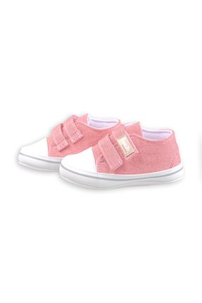Kız Bebek Fuşya Cırtlı Converse Ayakkabı - Patik - 4368