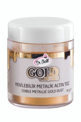 Dr Gusto Altın Yenilebilir Metalik Toz Yaldız Boya 10 gr