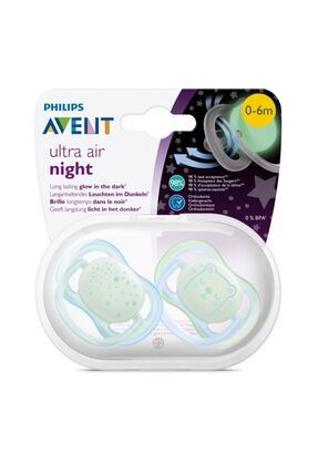 Avent Ultra Air Night Karanlıkta Parlar Gece Emziği 0-6 Ay Erkek