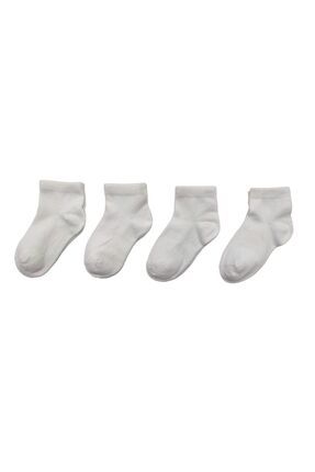 4 Çift Yazlık Unisex Çocuk Ve Bebek Patik Çorabı