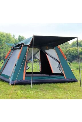 Premium Tam Otomatik 6-8 Kişilik Tenteli Kamp Çadırı