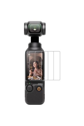 DJI Osmo Pocket 3 İle Uyumlu Nnao İnce Esnek Cam Ekran Koruyucu 2Li Set
