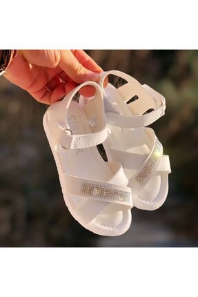 çocuk sandalet fashion taşlı Cırtcırtlı kaydırmaz taban çocuk sandalet yazlık çocuk ayakkabısı