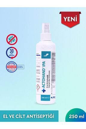 ACTOHAND® IPA 250 ml | El ve Cilt Antiseptiği - İzopropil Alkol 75 % (v/v)