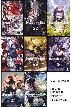 Yayınevi 8 Kitap(21-28 arası)Set Seraph Of The End Kıyamet Meleği Manga(ibliskeser rozet)