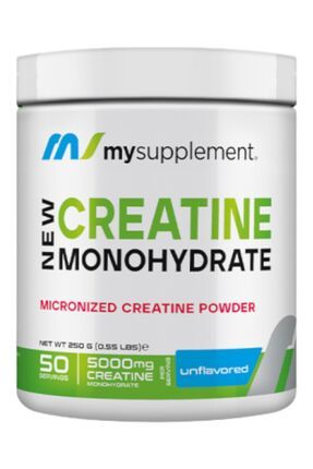 New Creatine Monohydrate Kreatin Mikronize 250 gr Kreatine 50 Servis Güç Performans Amino Asit