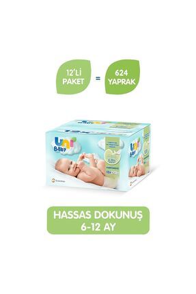 Hassas Dokunuş Islak Mendil 52 Li X 12 Adet