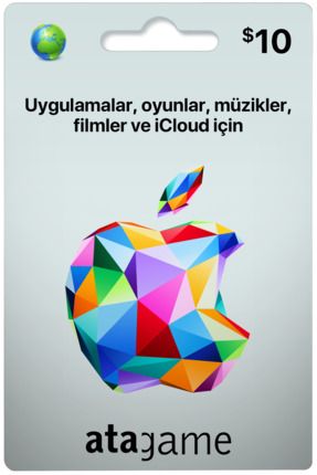 App Store & iTunes Hediye Kartı 10 USD uyumlu