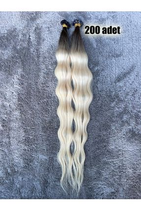 Yıka çık Doğal dalgalı Hayalet Kaynak-Mikro kaynak Özbek saçı Doğal saç kaynak Suzan peruk