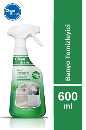Clean Brave Ultra Güçlü Formül Sprey Banyo Temizleyici 600ML