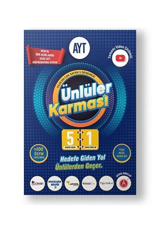 Unluler Karmasi Ayt 10 Deneme 21 Model Fiyati Yorumlari Trendyol