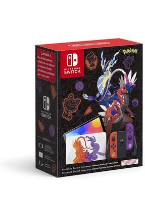 Nİntendo Switch Oled Pokemon Scarlet And Violet Limited Edition