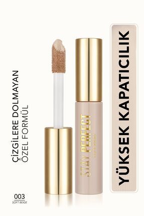 Doğal Bitişli Kapatıcı (SOĞUK ALT TON) - Stay Perfect Concealer - 003 Soft Beige - 8682536085489