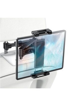 Araç Içi Telefon Tutucu Araba Arka Koltuk Tablet Standı Uzayabilen Mesafe Açı Ayarlı Telefon Standı