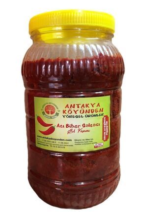 Hatay'dan Organik, El Yapımı Acı Biber Salçası (GÜNEŞTE KURUTULMUŞ ACI BİBER SALÇASI) (3 KG)