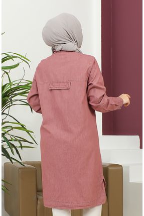 sefamerve Du meli Uzun Kot Tunik 30381 03 Gul Kurusu Fiyat Yorumlar Trendyol