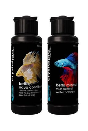 Betta Bakım Seti - Betta Minerals ve Betta Aqua Conditioner Su Düzenleyici - Beta Balıklarına Özel