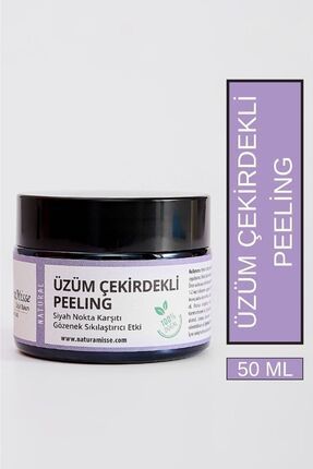 Üzüm Çekirdekli Peeling 50 ml Siyah Nokta Karşıtı Gözenek Sıkılaştırıcı Derinlemesine Temizlik