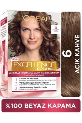 L'oréal Paris Excellence Creme Saç Boyası - 6 Açık Kahve