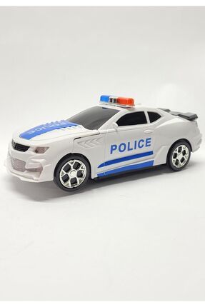 Transformers Polis Araba Işıklı Sesli Robot Araba