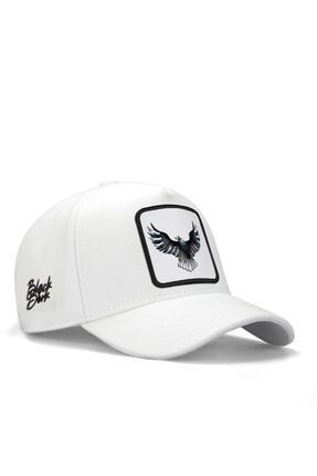 V1 Baseball Kids Kartal - 4bs Kod Logolu Unisex Beyaz Çocuk Şapka (CAP)