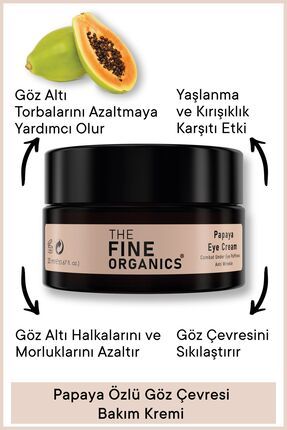 Papaya Özlü Kırışıklık Ve Torbalanma Karşıtı Göz Çevresi Bakım Kremi, 20ml