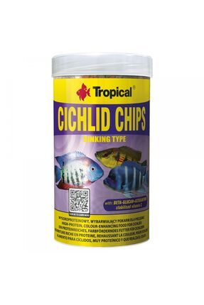 Cichlid Chips Akvaryum Balık Yemi 250 ml