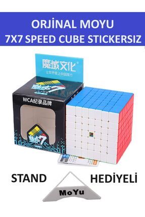 Moyu 7x7 Profesyonel Speed Cube -Rubik 7x7 Zeka Sabır Küpü