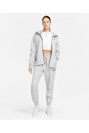 Nike Nike Sportswear Tech Fleece Windrunner Siyah Kad n Fermuarl Kapu onlu Ust Fiyat Yorumlar Trendyol