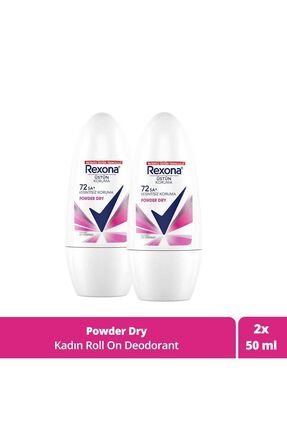 Üstün Koruma Kadın Roll On Deodorant Powder Dry 72 Saat Kesintisiz Koruma 50 ml x2