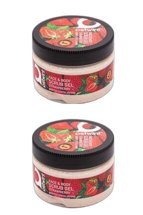 Peeling Gel 300 Ml Strawberry Scrub 2 Adet