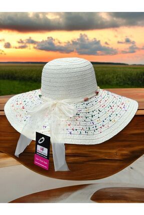 Kadın Hasır Plaj Şapkası