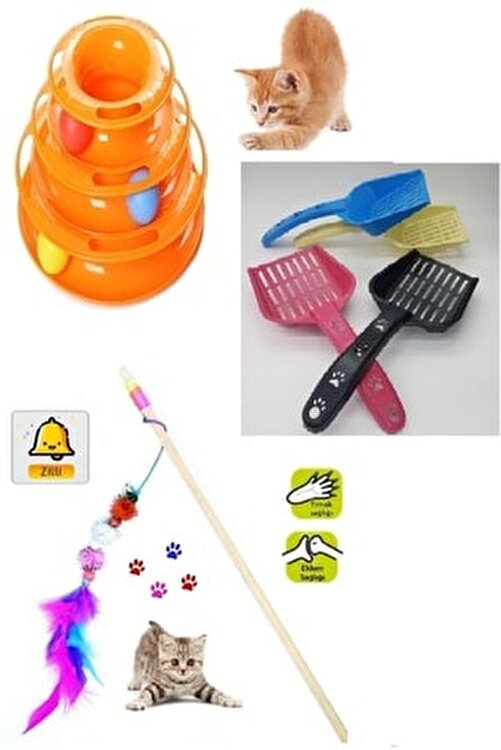 Mia Wallace Toplu Yuvarlak 3 Katli Kedi Oyuncagi Kedi Kumu Temizleme Kuregi Kedi Oltasi Ahsap Kedi Oyuncagi Fiyati Yorumlari Trendyol
