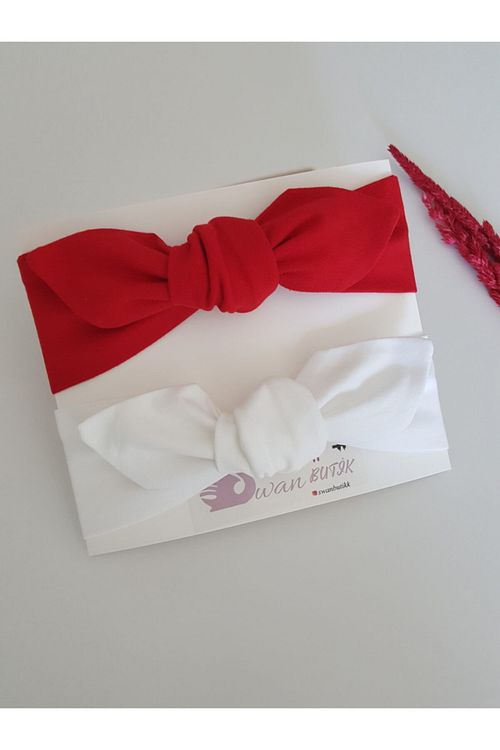 Swan Butik Kiz Bebek Cocuk Bandana Toka Seti 2 Li Kirmizi Beyaz Fiyati Yorumlari Trendyol