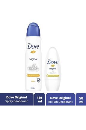 Kadın Sprey Deodorant Original 150 ml Kadın Roll On Deodorant Original 50 ml