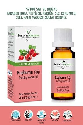 Kuşburnu Çekirdeği Yağı Soğuk Sıkım 20 ml Saf Ve Doğal Rosehip Seed Carrier Oil