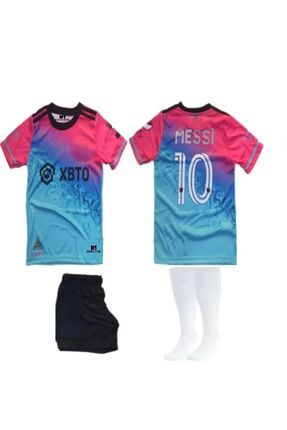 Inter Miami Messi Futbol Forması Şort Çorap 3lü Set
