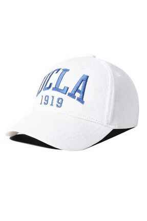 BALLARD Beyaz Mavi Baseball Cap Nakışlı - Unisex Şapka