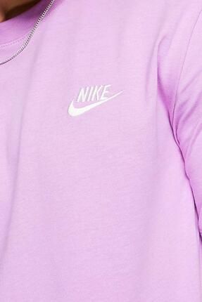 Nike Sportswear Clup Tee Lila Renk Erkek Spor Ti ort Fiyat Yorumlar Trendyol