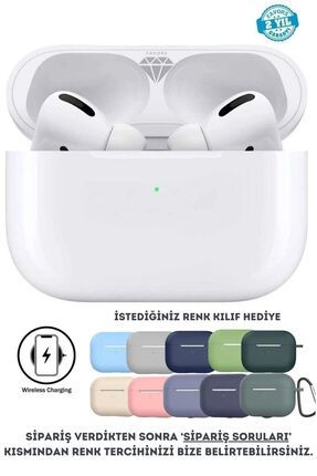 Pro Ios Android Uyumlu Yeni Nesil Wireless Charge Bluetooth Kulaklık Kılıf Hediyeli