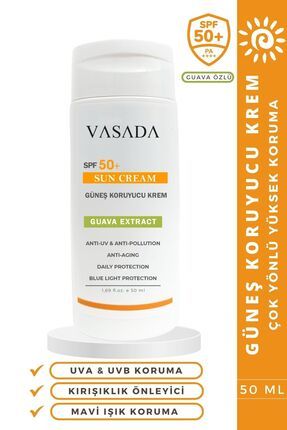 Güneş Kremi Yüksek Koruma Spf 50 Guava 50 ml